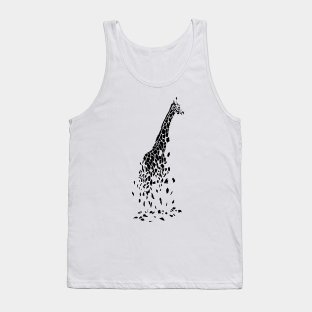 Falling giraffe Tank Top by JJtravel